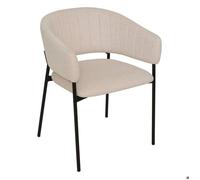 Lot Fauteuils ""Solea"" beige L59xp55xH78,5cm - Atmosphera createur d'interieur