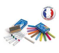 Lot Feutres et craies Coffret Spécial Tableau