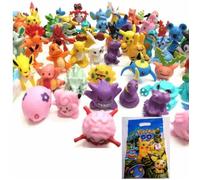 LOT FIGURINE POKEMONE PIKACHU SALEMECHE CARAPUCE ET COMPAGNIE 12 ALÉATOIRE 2 CM À 3.5 CM + SAC CADEAUX