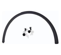 Lot Garde-Boue pour Tesla pour Model Y 2020 2021 2022 2023 Passage De Roue Arrière Droit Sourcils Phares Avant Accessoires Moulure Décorative D'aile(Rear Left)