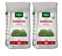 Lot Gazon Regarnissage Vilmorin 2x5kg - Pelouse 600m² Dense & Résistante