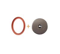 Lot grille tamis inox et joint de piston pour groupe café - SAECO GAGGIA PHILIPS