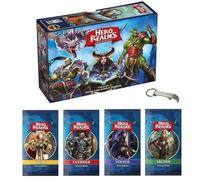 Lot Hero Realms Le Jeu De Base en Français + 4 Decks De Héros : Guerrier, Archer, Voleur, Clerc + 1 Décap Blumie
