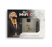 Lot homme Dj Mariio | Contient eau de toilette 100 ml, déodorant 75 ml et spray buccal 10 ml | Vie nocturne jeunesse
