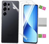 Lot hydrogel transparent HD pour Compatible avec Blackview BV6200 Pro avec deux film écran avant et un film protection face arrière