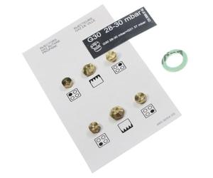 Lot injecteurs gaz butane pour cuisinière Beko, Listo - 4431910048
