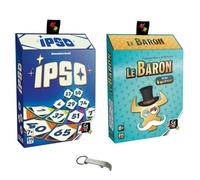 Lot Ipso + Le Baron Jeux De Cartes à Partir De 7 Ans + 1 Decap Blumie