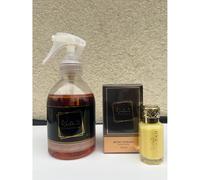 Lot KHAMRAH - Spray d’Intérieur 250 ml & Musc Parfumé 12 ml - Parfum Oriental Épicé Gourmand - Dubai Flower - Made in UAE