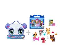 Lot Littlest Pet Shop : Boîte rangement + Set Thème de la ferme 5 animaux et accessoires.