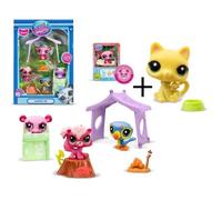 Lot Littlest Pet Shop - Pack Camping et un Single Pet offert