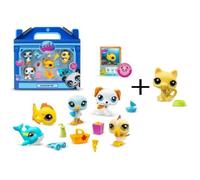 Lot Littlest Pet Shop - Pack Plage et un Single Pet offert