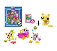 Lot Littlest Pet Shop - Pack Safari et un Single Pet offert