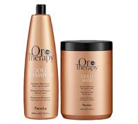 Lot masque illuminant 1000ml Oro Therapy avec shampooing 1000ml offert
