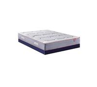Lot Matelas Marinière II de 140x190 cm - Ressorts ensachés Ferme / Moelleux