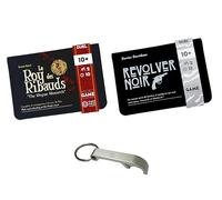 Lot Micro Games pour 2 Joueurs Le Roy des Ribauds + Revolver Noir en Français + 1 Decap Blumie - Jeu de Cartes - À Partir de 10 Ans