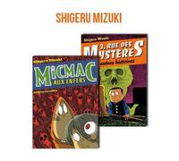 Lot Mizuki Coffret avec 2 volumes : 3, Rue des mystères Tome 1 et Micmac aux enfers - Collectif - Cornelius Eds - Coffret - Manga