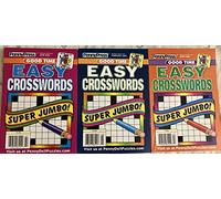 Lot of 3 Penny Press Good Time Easy Crosswords Super Jumbo Crossword Puzzles Books 2020