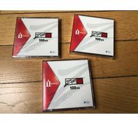 Lot of 3x Brand new ZIP 100 MB disks - For Iomega ZIP drive - New sealed