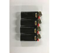 Lot of 4 Bic Mini Ebony Jet Black Lighters by BIC