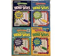 Lot of 4 Penny Press Penny's Finest Favorite Word Seek Search Circle Puzzles Books 2019 2020