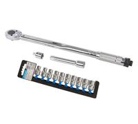 LOT OFFRE SPECIALE CLE DYNAMOMETRIQUE + DOUILLES 6 PANS 10 à 19