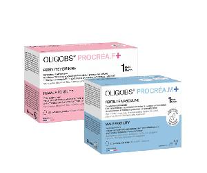 Lot Oligobs Procréa.F+ & M+ - 2 x 30 sachets