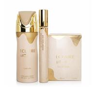 Lot Parfum Femme ÉCLAIRE - Eau de Parfum 30 ml + Parfum de Poche 35 ml + Déodorant Parfumé 200 ml - Gourmand & Élégant - Idée Cadeau