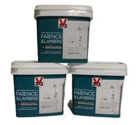 Lot Peinture V33 Rénovation Faïence et Lambris "Plume" 3 X 0,75L
