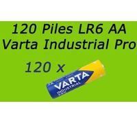 LOT PILES AA LR6 LR06 1,5V ALCALINE VARTA INDUSTRIAL PRO 4 20 40 80 120 200 400