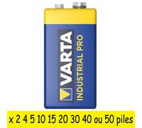 20 Piles 9V 4022 VARTA Industrial