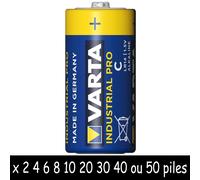 Piles LR14 VARTA ( dispo aussi LR03 LR6 LR20 6LR61 CR 2016 2025 2032 2430 2450 )
