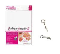 Lot Plastique Dingue 30 Feuilles + 30 Porte Clefs + 1 Decap Blumie (30 F + 30 p. clefs)