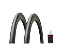 Lot pneus route hutchinson blackbird racing lab tubeless ready 700 mm noir preventif protect air max