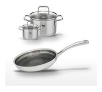 Lot Poêle 24cm & 2 Faitouts 20/12cm Elo Relief Evolution