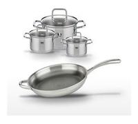 Lot Poêle 32 cm & 3 Faitouts 12/14/20 cm Elo Relief Evolution