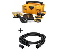 Lot Ponceuse orbitale DEROS II 5650 CV - Ø125/150mm + Tuyau d'extraction antistatique 27 mm MIRKA