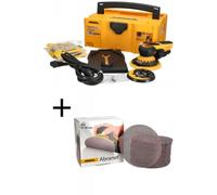 Lot Ponceuse orbitale DEROS II 5650 CV + 50 Disques abrasif auto-agrippant Abranet® - Ø 150mm - grain 80 MIRKA