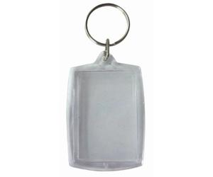 Lot porte-cles transparent graine creative photo 5x4 cm 6 unites