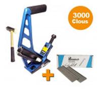 LOT PRIMATECH H330L CLOUEUR PARQUET MANUEL + 3000 clous parquet