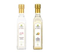Lot produits libanais - Eau Florale Alimentaire pour Pâtisseries et Cocktails : Eau de Fleurs d'Oranger + Eau de Rose - 2x25cl - Liban
