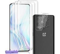Lot Protection Oneplus 9 Pro ¿ 3 Films Tpu Auto-Réparants Pour Bords Incurvés + 2 Verres Trempés Caméra, Hd Antirayures Finition Oléophobe 98,88% Transparence