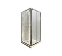 Lot receveur douche Ipso 80x80 cm + paroi douche d'angle 190x80 cm Serenity