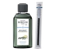 lot : recharge bouquet maison berger savon d'autrefois + 8 brins