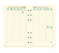 Lot Recharge Civile 2026 Janvier à Décembre Pour Organiseur Exatime Grille Verticale 17 * 9.8 cm + 1 Index Adhésif Blumie (18572E, Exatime 17)