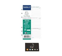 Lot Recharge Septembre 2026 à Décembre 2027 1 Semaine sur 2 Pages Horizontal pour Organiseur 17 + Index Adhésif Blumie (18240)