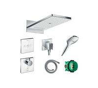 Lot robinet douche encastré thermostatique + Douche de tête Rainmaker Select 580 3 jets