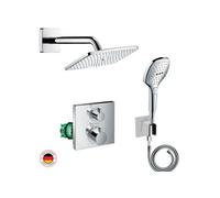 Lot robinet douche encastré thermostatique Ecostat Square + Douche de tête Raindance E 240