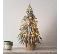 Lot Sapin Artificiel Miniature et Guirlande à Micro LED