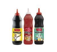 Lot sauce Colona : Barbecue - Ketchup - Mayonnaise (3x950ml)