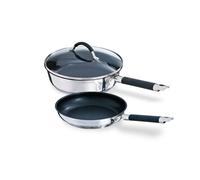 Lot Sauteuse et poêle antiadhérentes Rapid Cook 24 cm avec couvercle Mathon